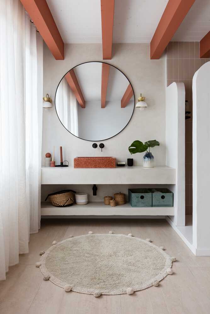 Washable Rug Bubbly Olive - Natural - Re Edition + Bubbly