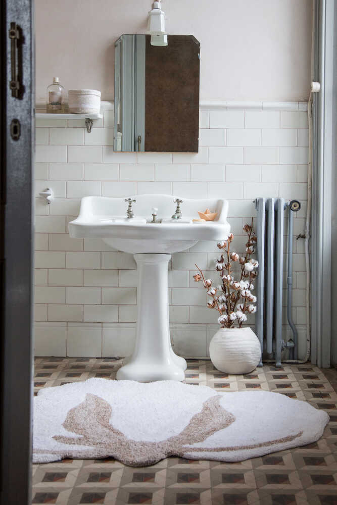 Washable Rug Cotton Flower - Tribute to Cotton