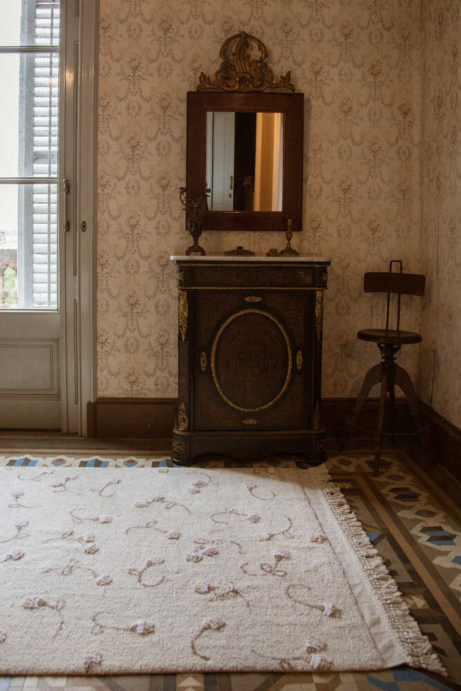 Washable Rug English Garden Ivory - English Gardens