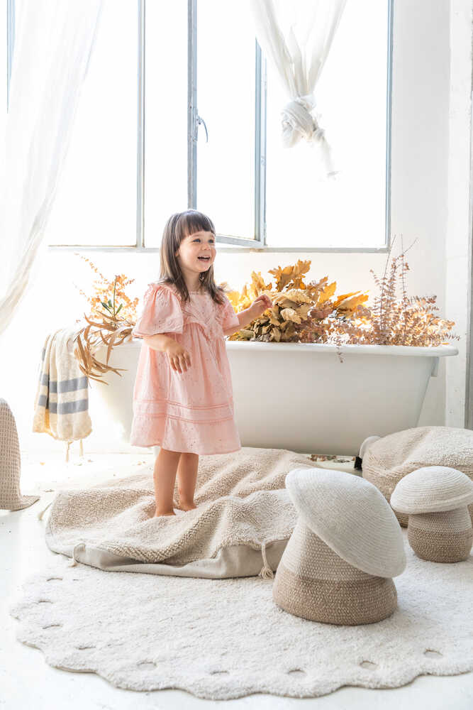 Washable Rug Pine Cone Ivory - Cotton Woods