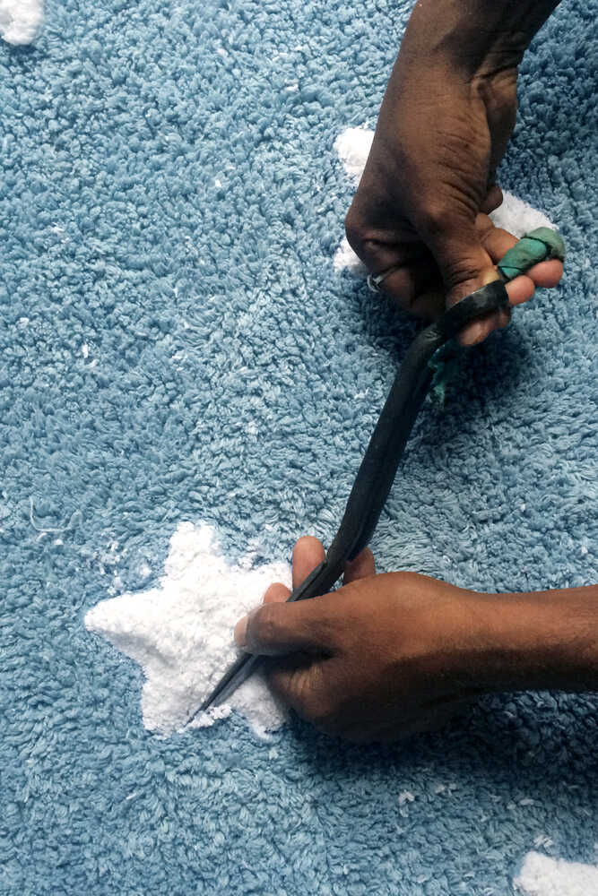 Washable Rug Stars Blue - STARS