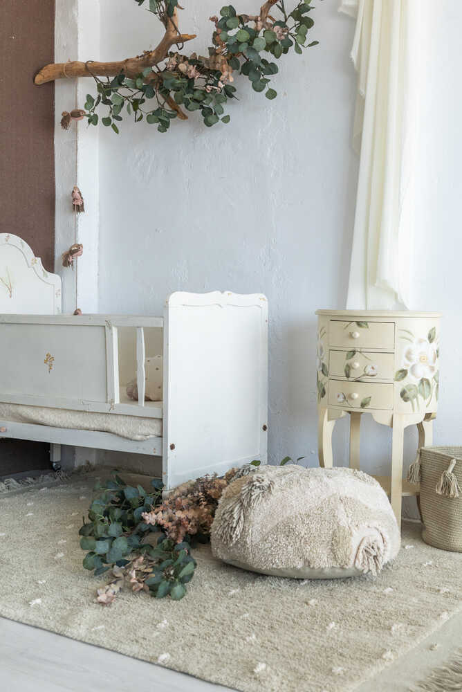 Washable Rug Woods Symphony Olive - Cotton Woods