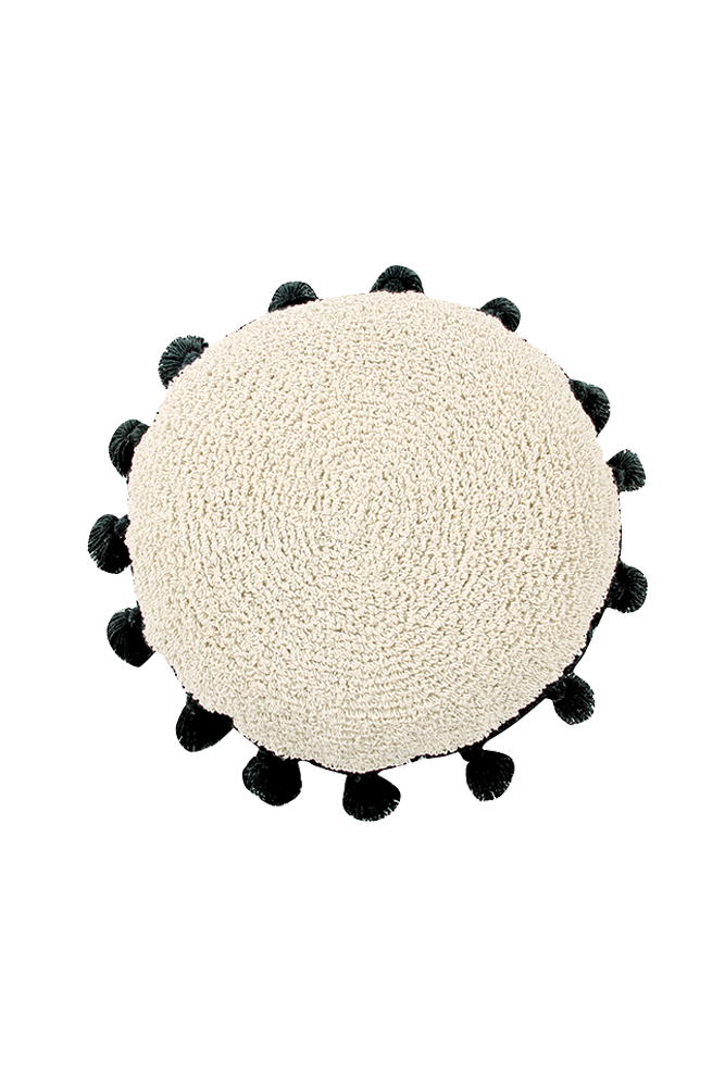 Floor Cushion Circle Black - Circle