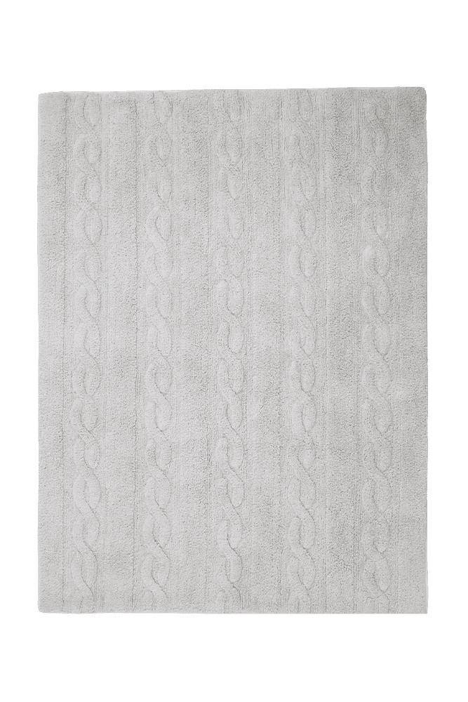 Washable Rug Braids Pearl Grey - Braids
