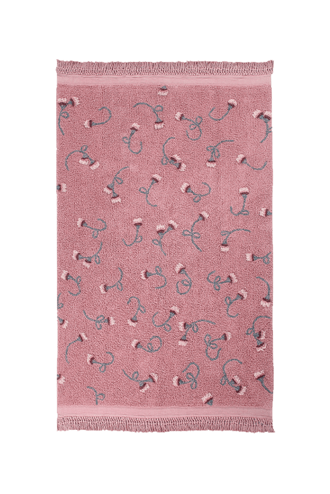 Washable Rug English Garden Ash Rose - English Gardens
