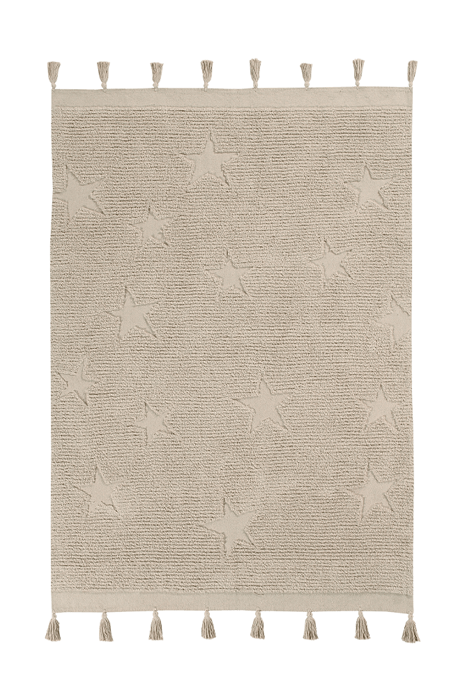 Washable Rug Hippy Stars Natural - Hippy Stars