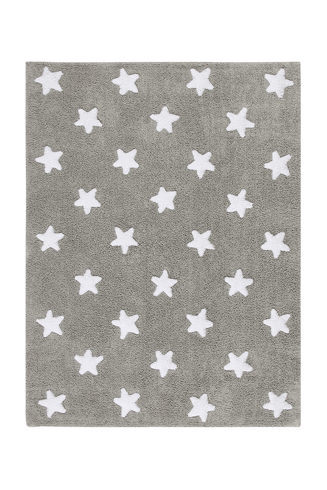 Washable Rug Stars Grey - STARS