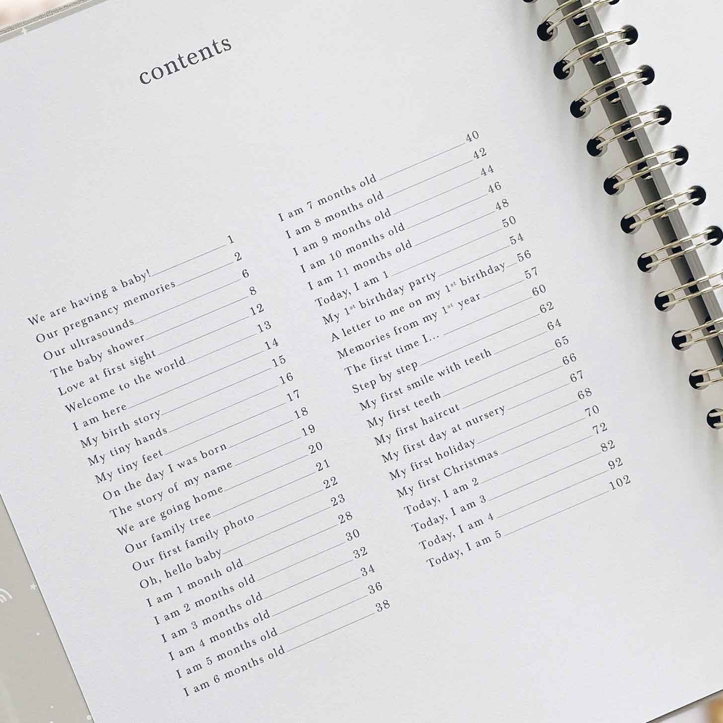 My Baby Book - White