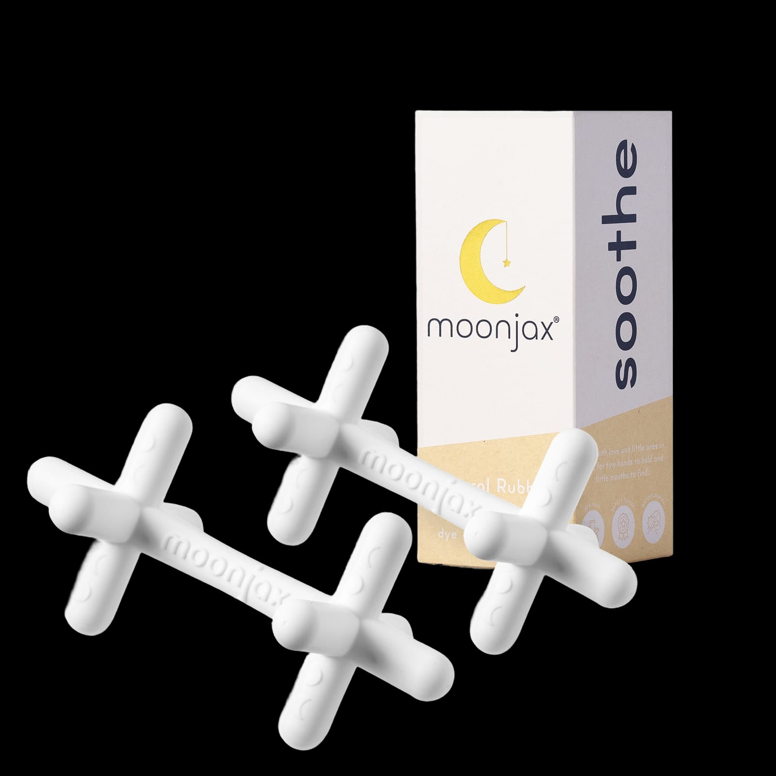 2-pack Mix & Match Patented Moonjax® Best Baby Teethers