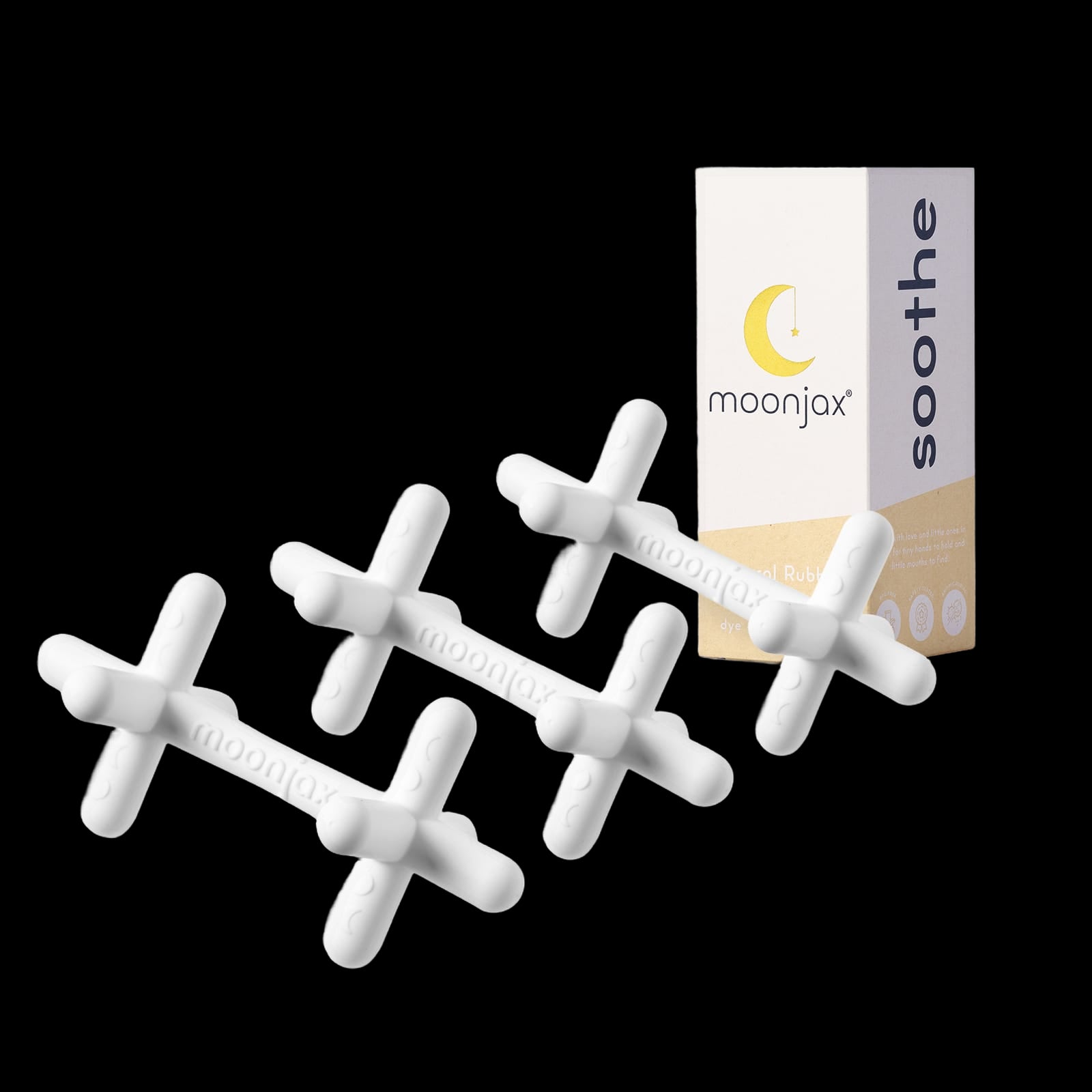 3-pack Mix & Match Patented Moonjax®best Baby Teether