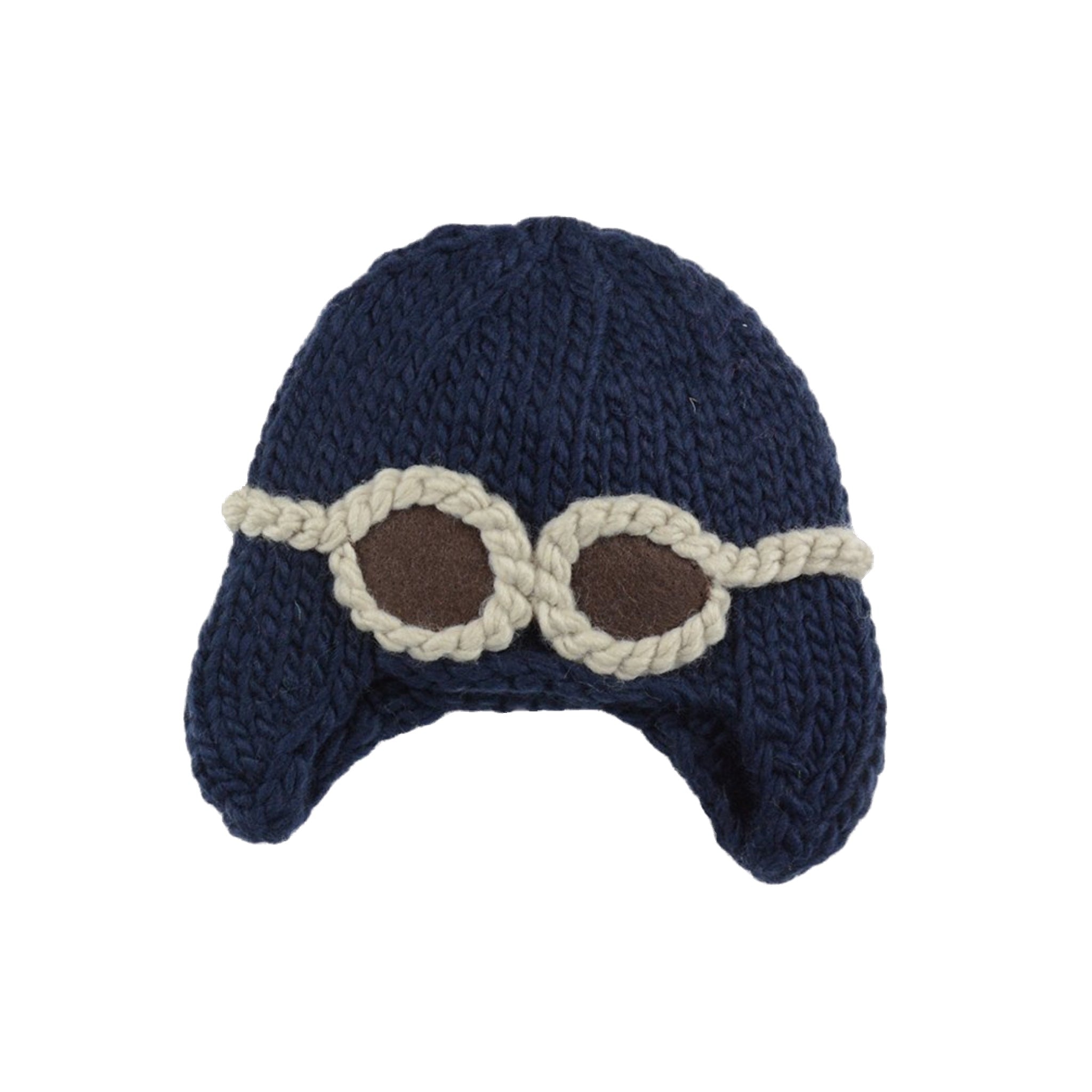 The Blueberry Hill Wilbur Aviator with Goggles Knit Hat