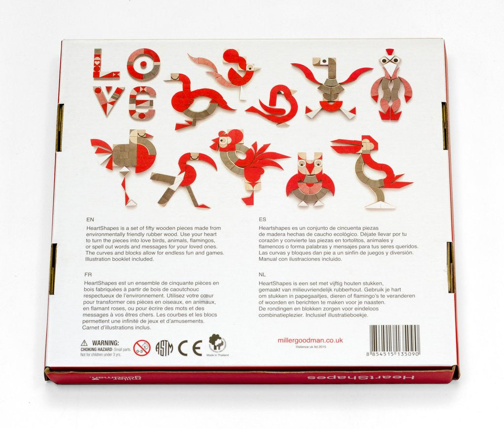 Miller Goodman Puzzle HeartShapes Blocks