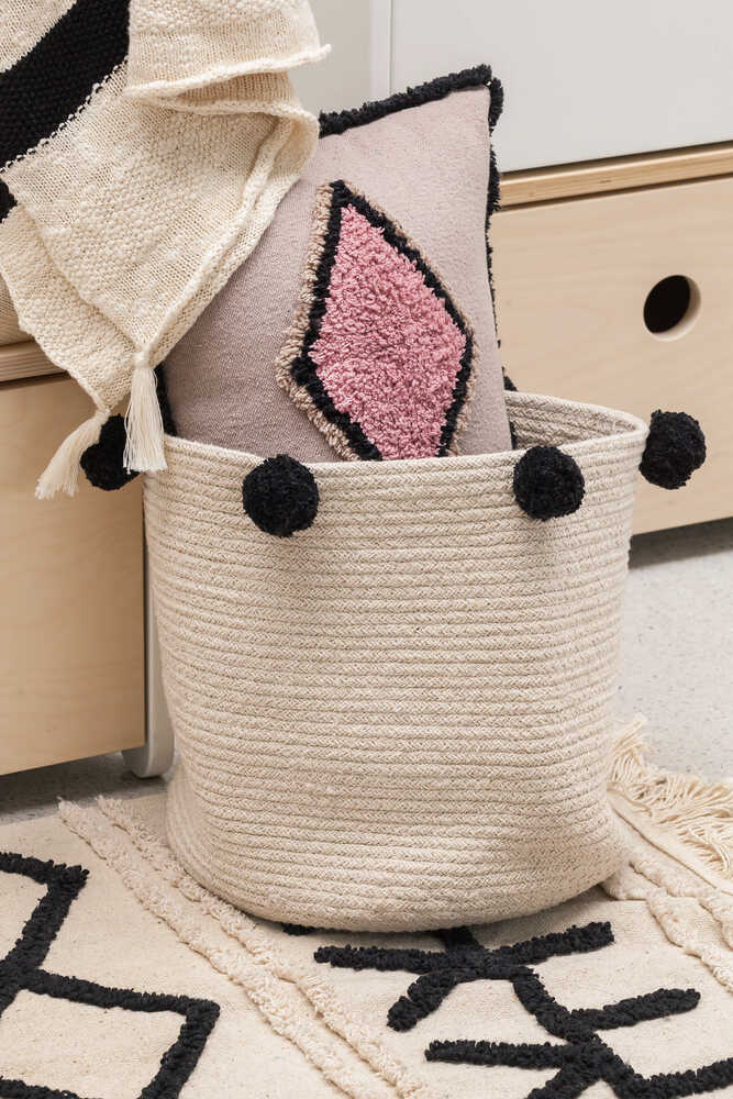 Basket Bubbly Natural - Black - Bubbly