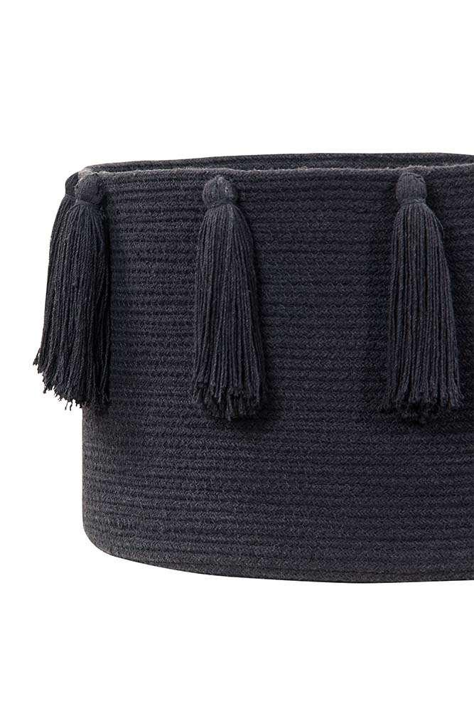 Basket Tassels Black