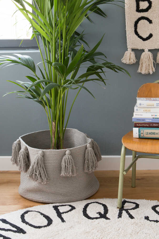 Basket Tassels Light Grey - Tassels