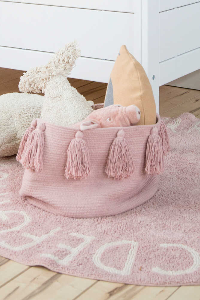 Basket Tassels Pink - Tassels