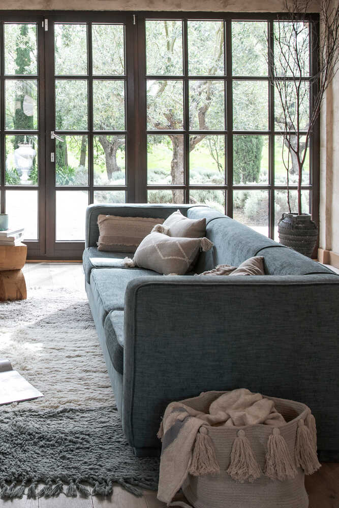 Basket Tassels Soft Blue - Tassels