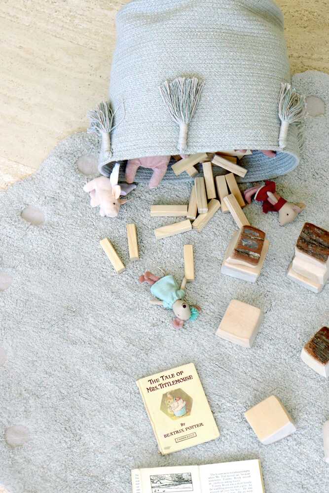 Basket Woody Pearl Blue - Cotton Woods