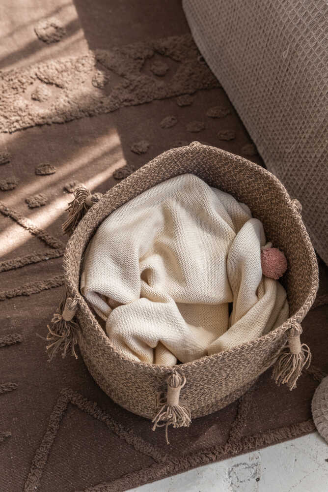 Basket Woody Soil Brown - Cotton Woods