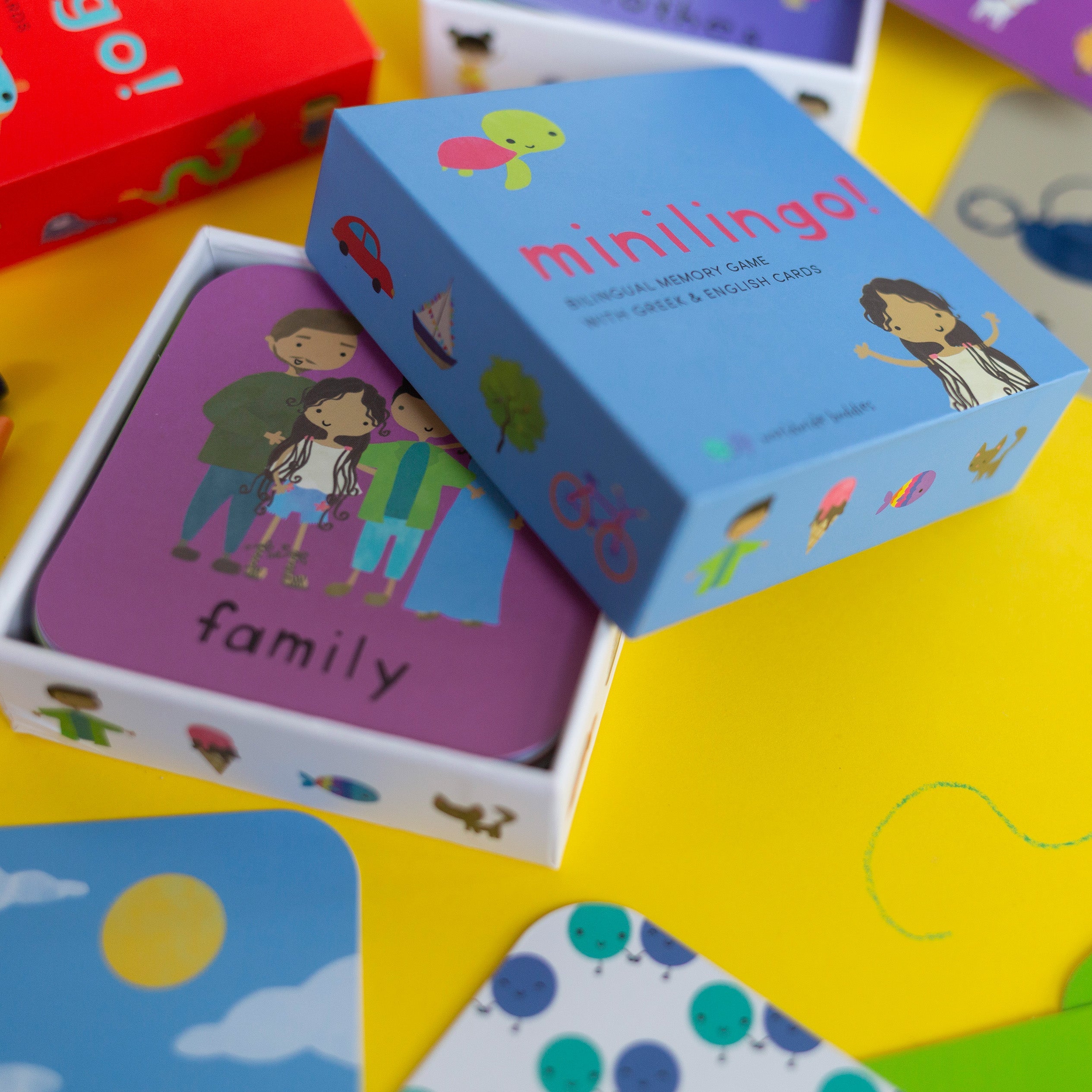Worldwide Buddies Minilingo, English/Greek Flashcards Flashcards