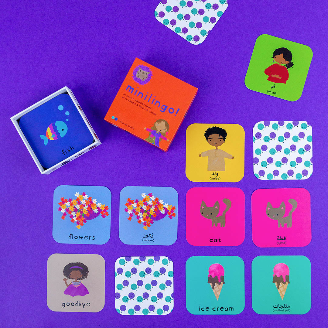 Worldwide Buddies Minilingo, English/Arabic Flashcards Flashcards