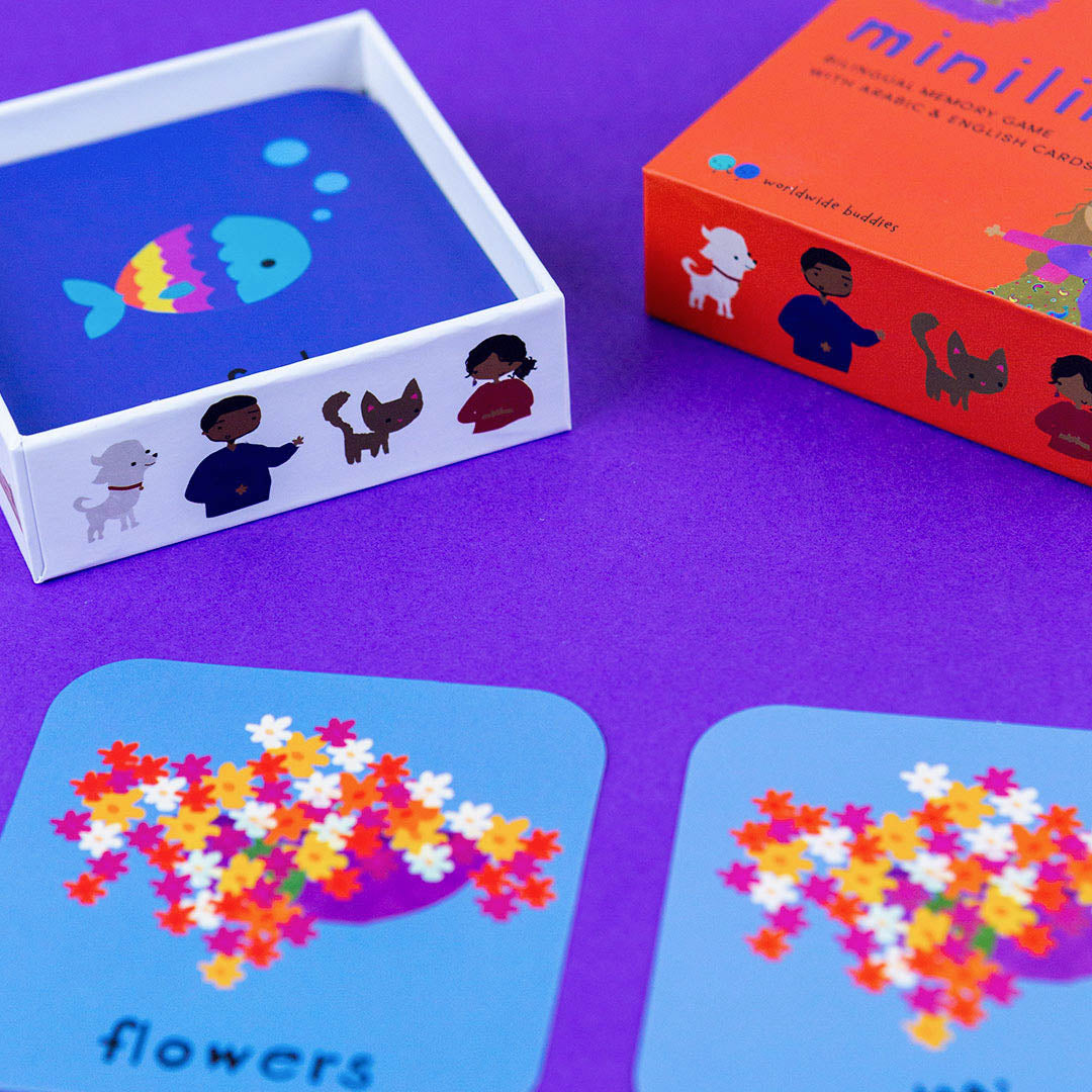 Worldwide Buddies Minilingo, English/Arabic Flashcards Flashcards