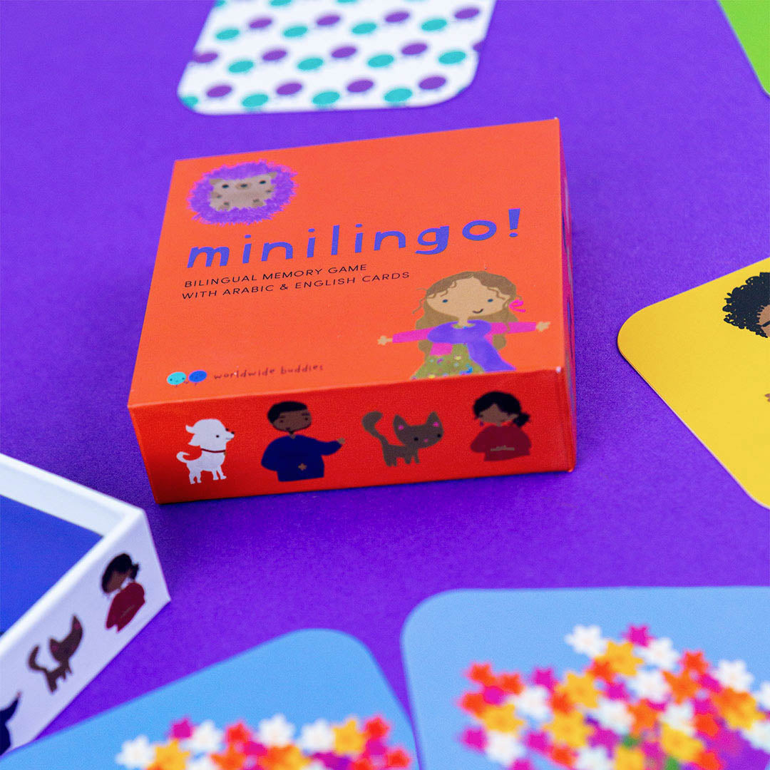 Worldwide Buddies Minilingo, English/Arabic Flashcards Flashcards