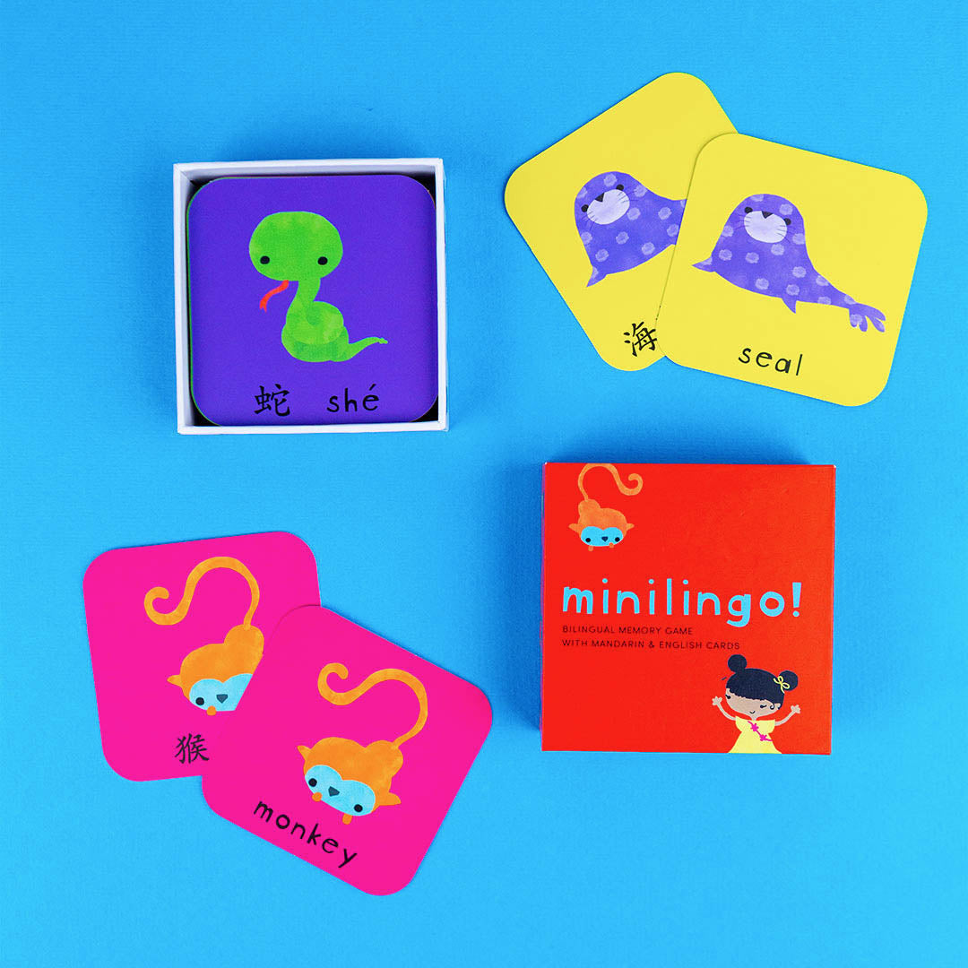Worldwide Buddies Minilingo, English/Mandarin Flashcards Flashcards