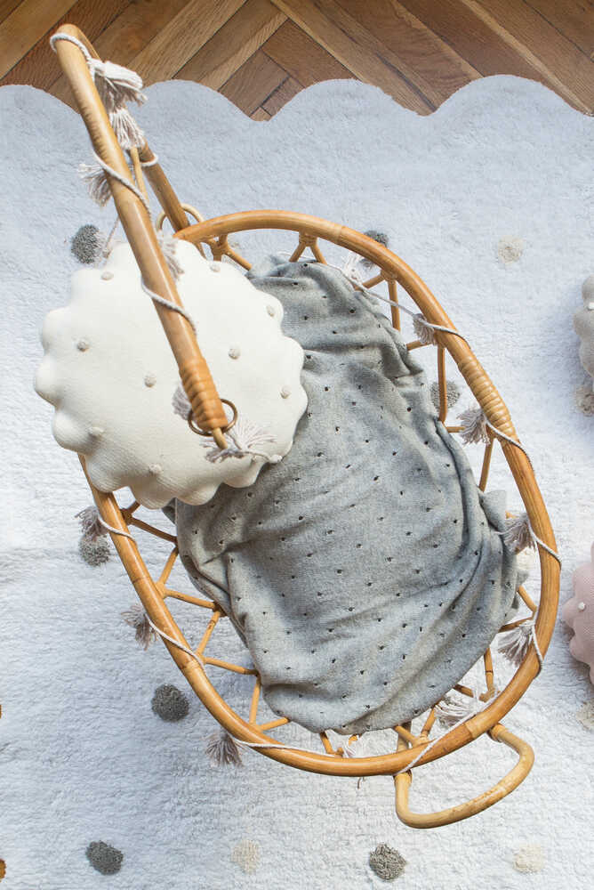 Baby Blanket Biscuit Grey