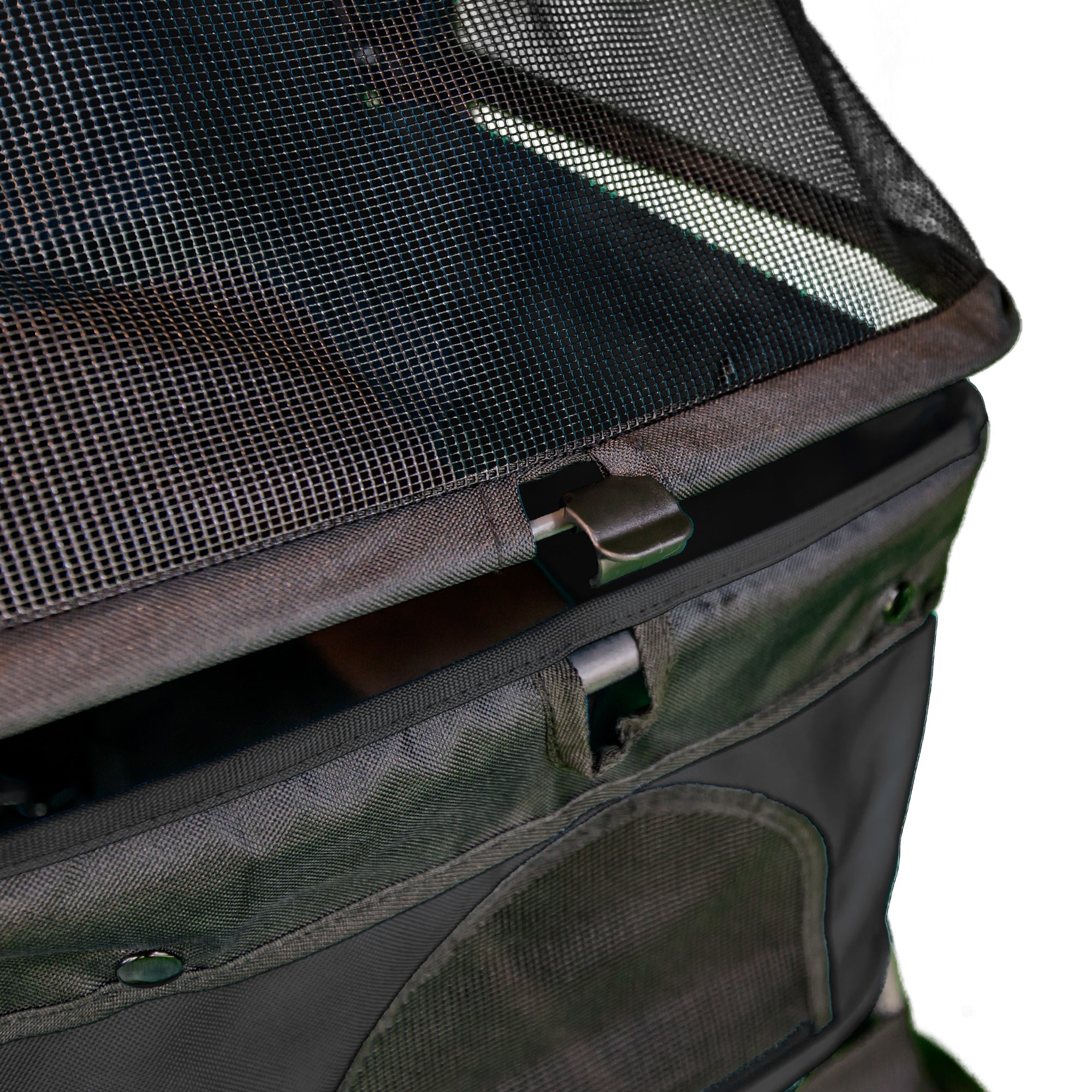 Folding Pet Stroller with Zipperless Entry & Reversible Handle Bar