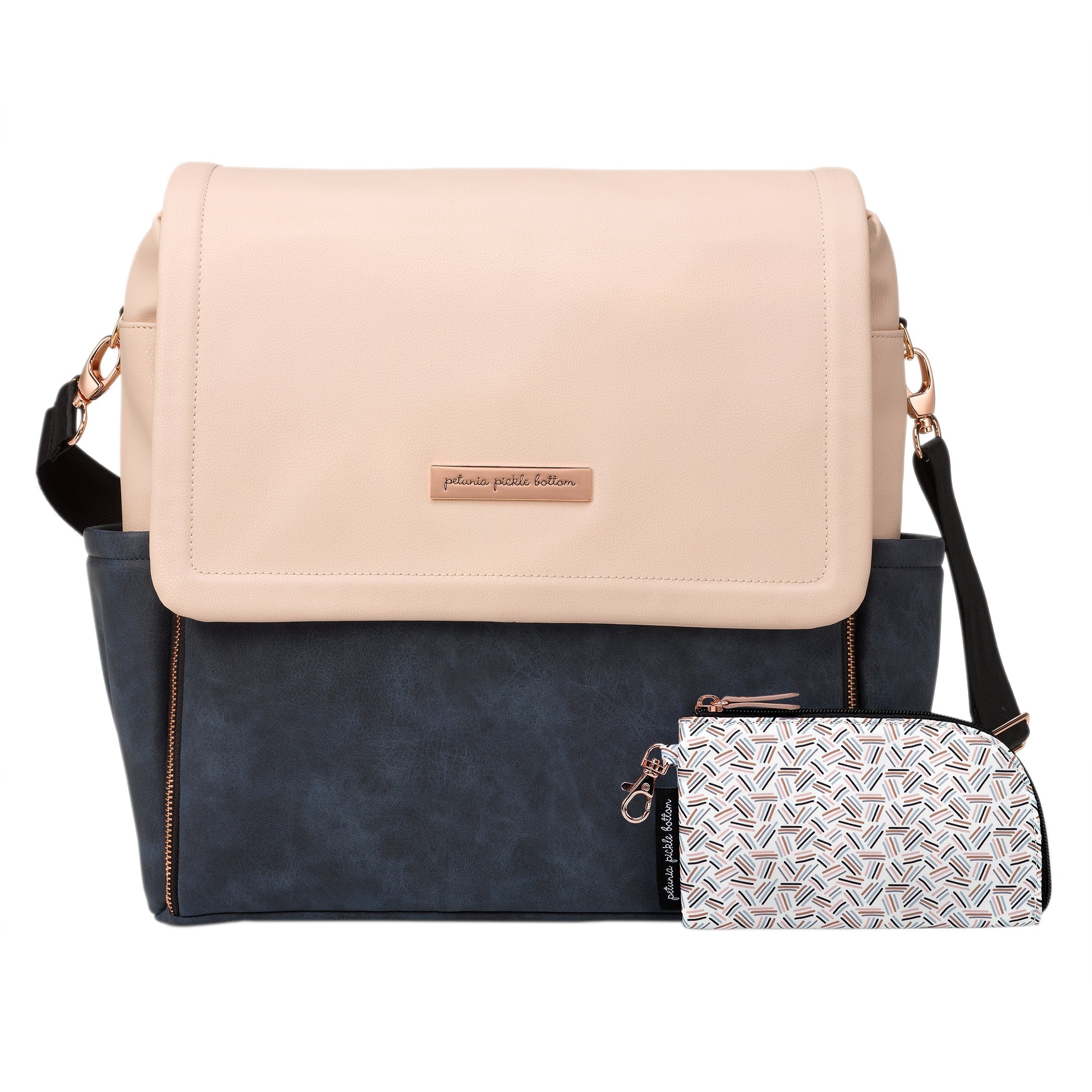Petunia Pickle Bottom Boxy Backpack in Indigo Blush