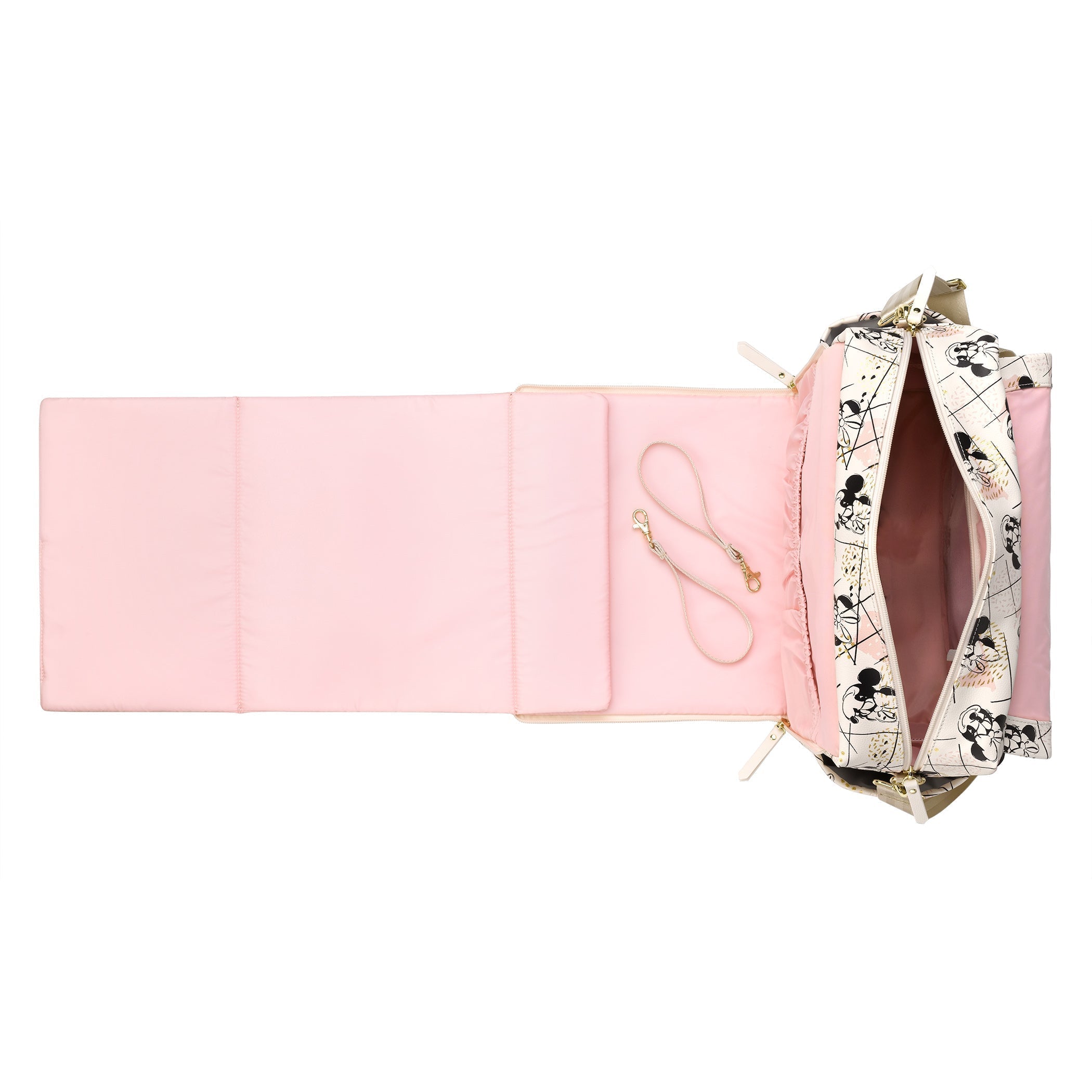 Petunia Pickle Bottom Boxy Backpack in Shimmery Minnie Mouse