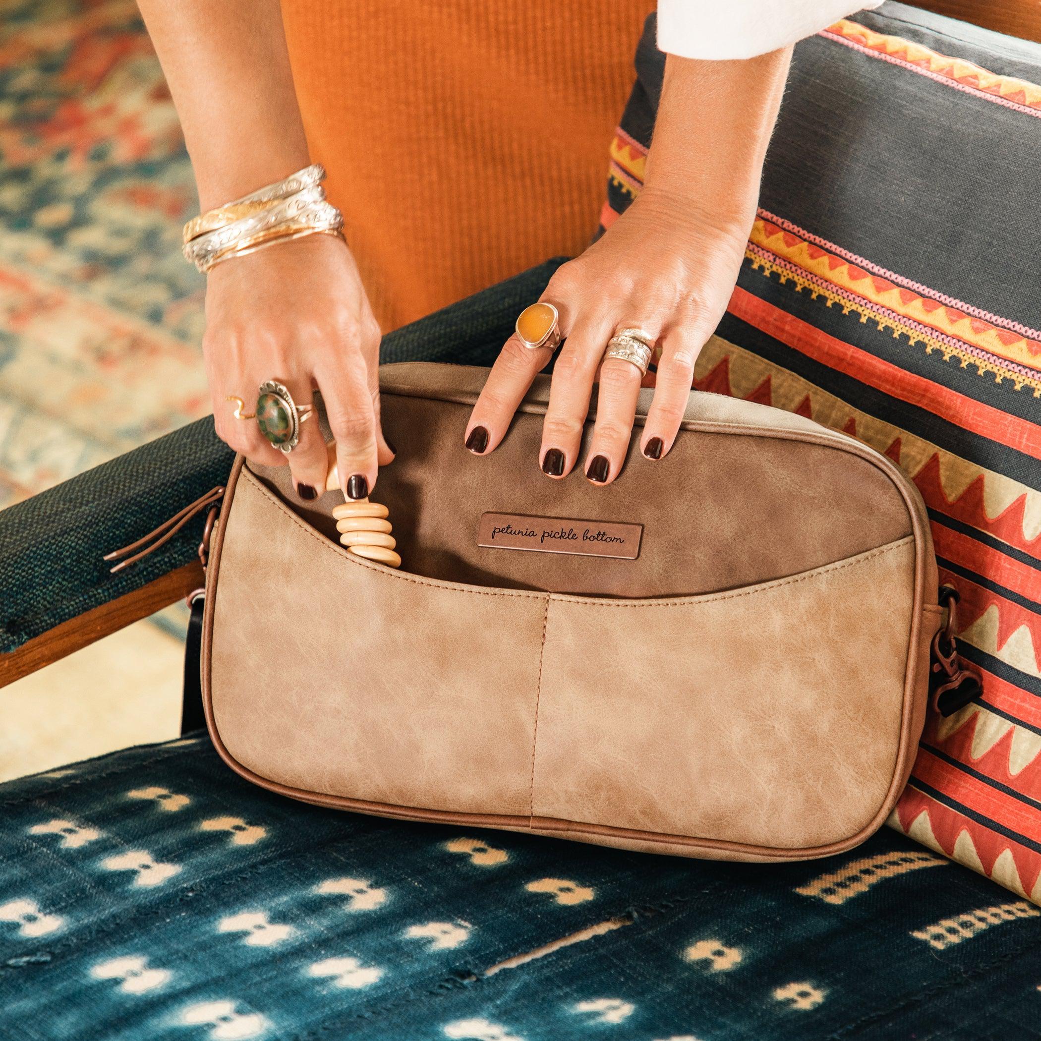 Petunia Pickle Bottom Companion Diaper Changer Clutch in Brioche Clutche