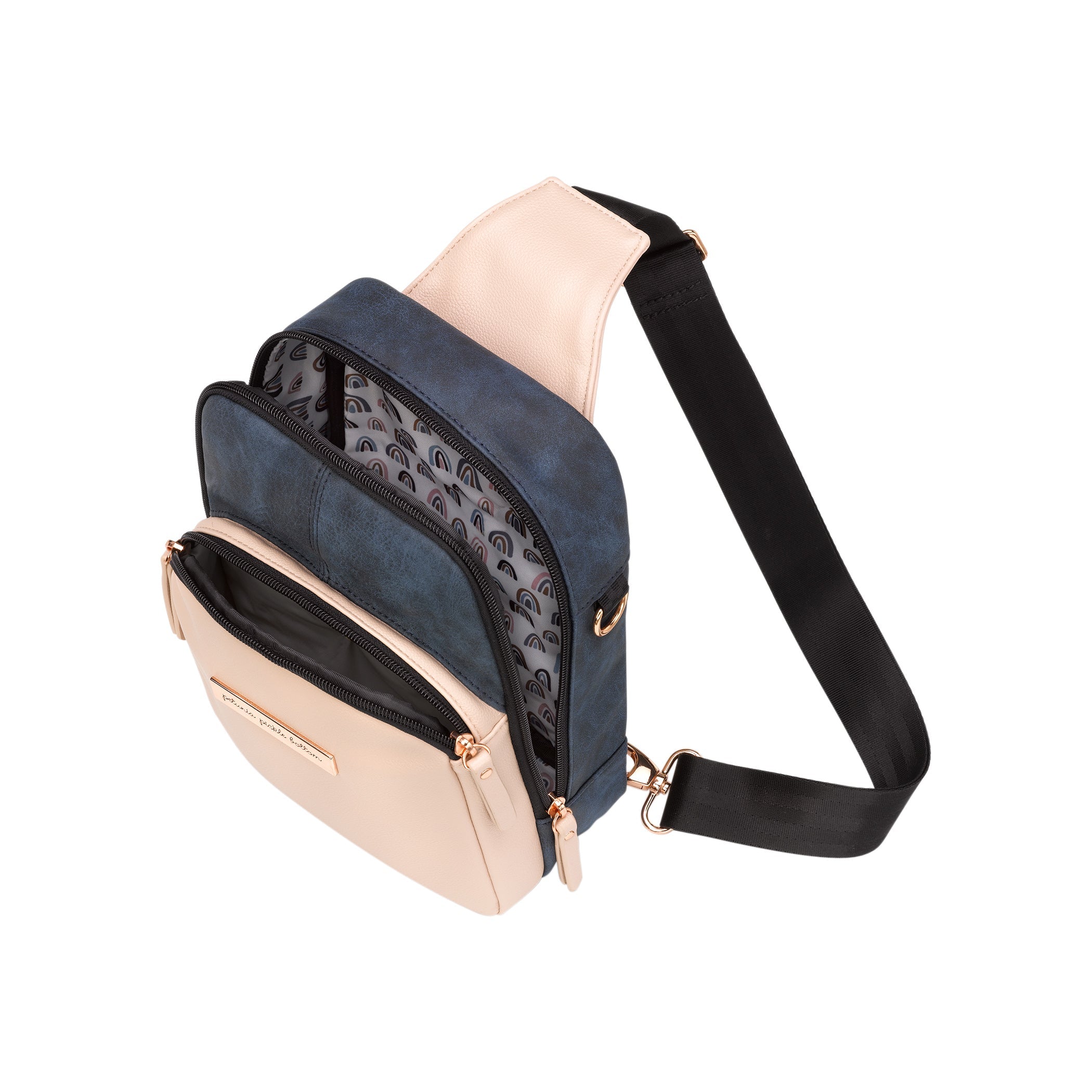 Petunia Pickle Bottom Criss-Cross Sling in Indigo Blush Handbag