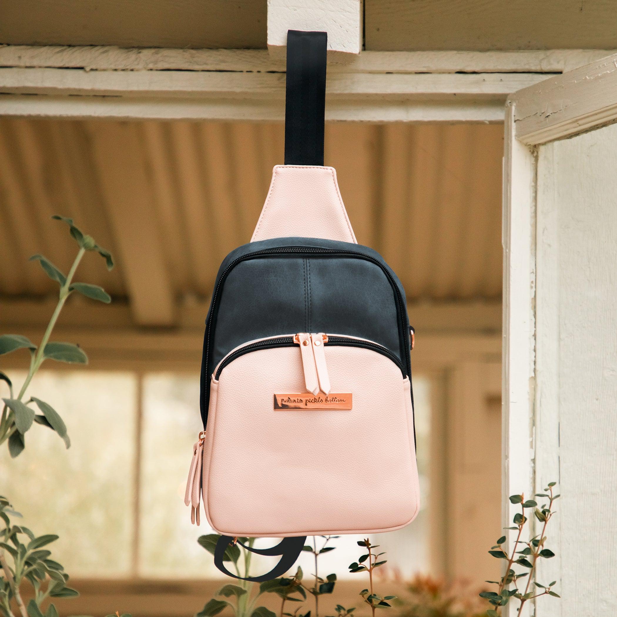 Petunia Pickle Bottom Criss-Cross Sling in Indigo Blush Handbag