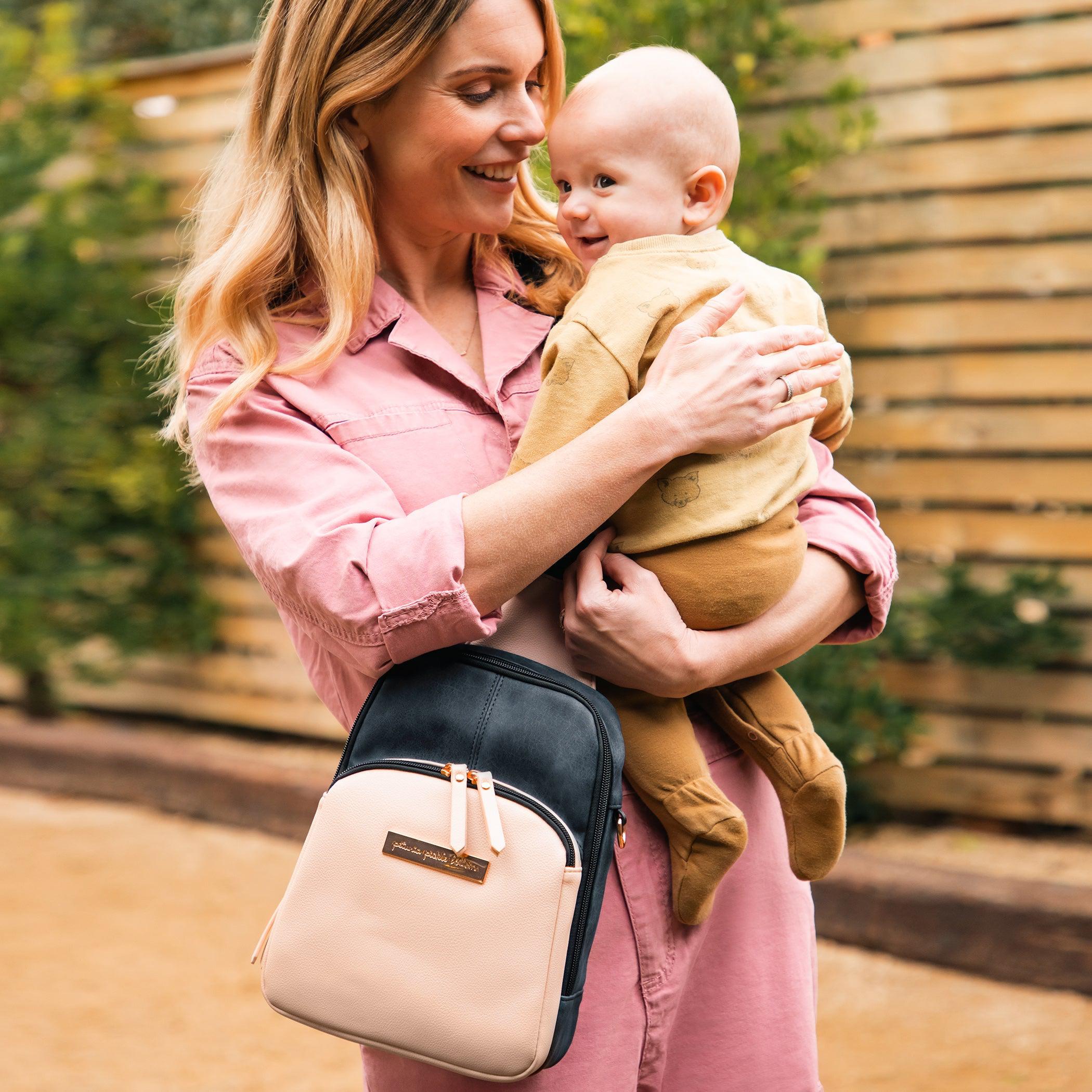 Petunia Pickle Bottom Criss-Cross Sling in Indigo Blush Handbag