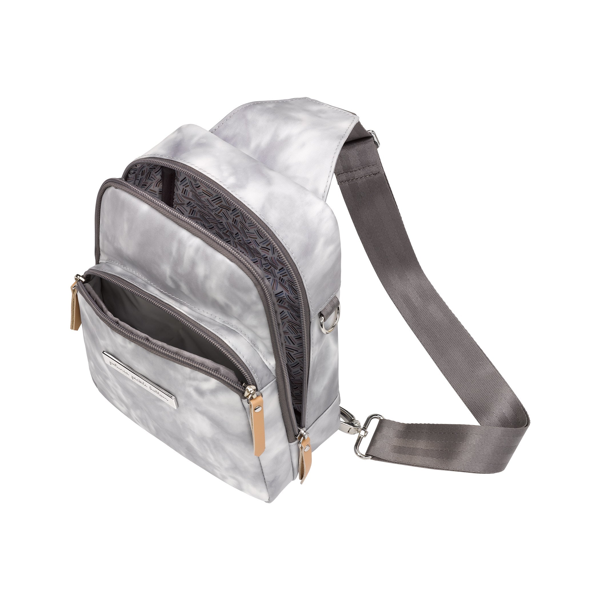 Petunia Pickle Bottom Criss-Cross Sling in Smoke Swirl Handbag