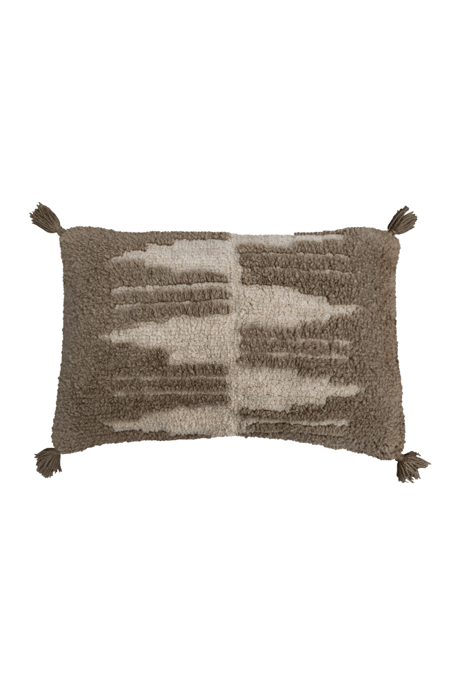 Throw Pillow Zagros Brown-seashell