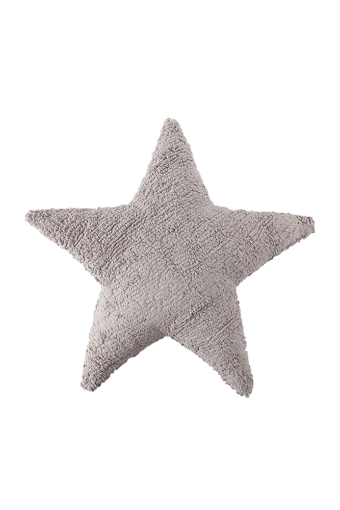 Cushion Star Light Grey - Stars
