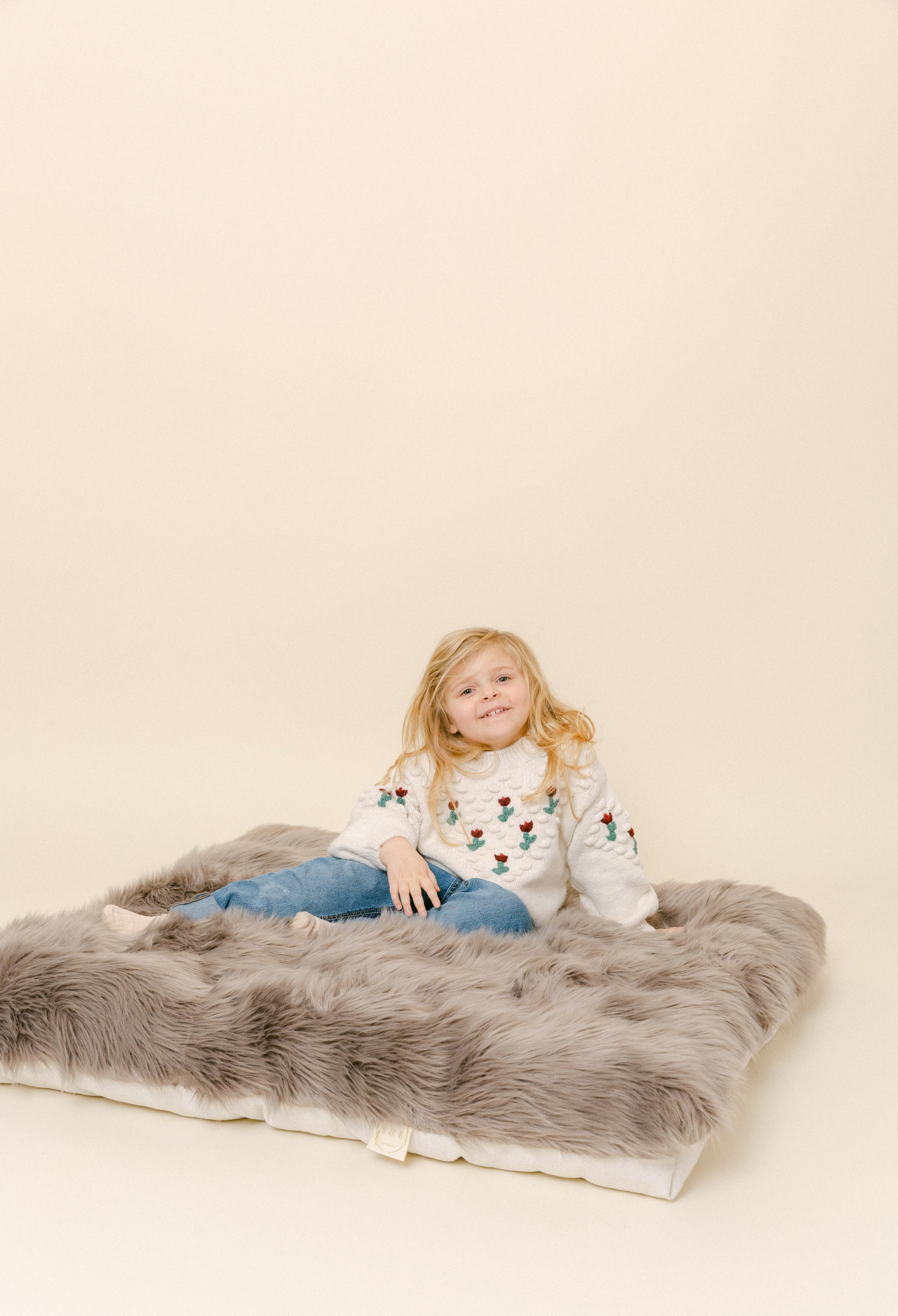 The Grey Luxury Shag Play Mattress