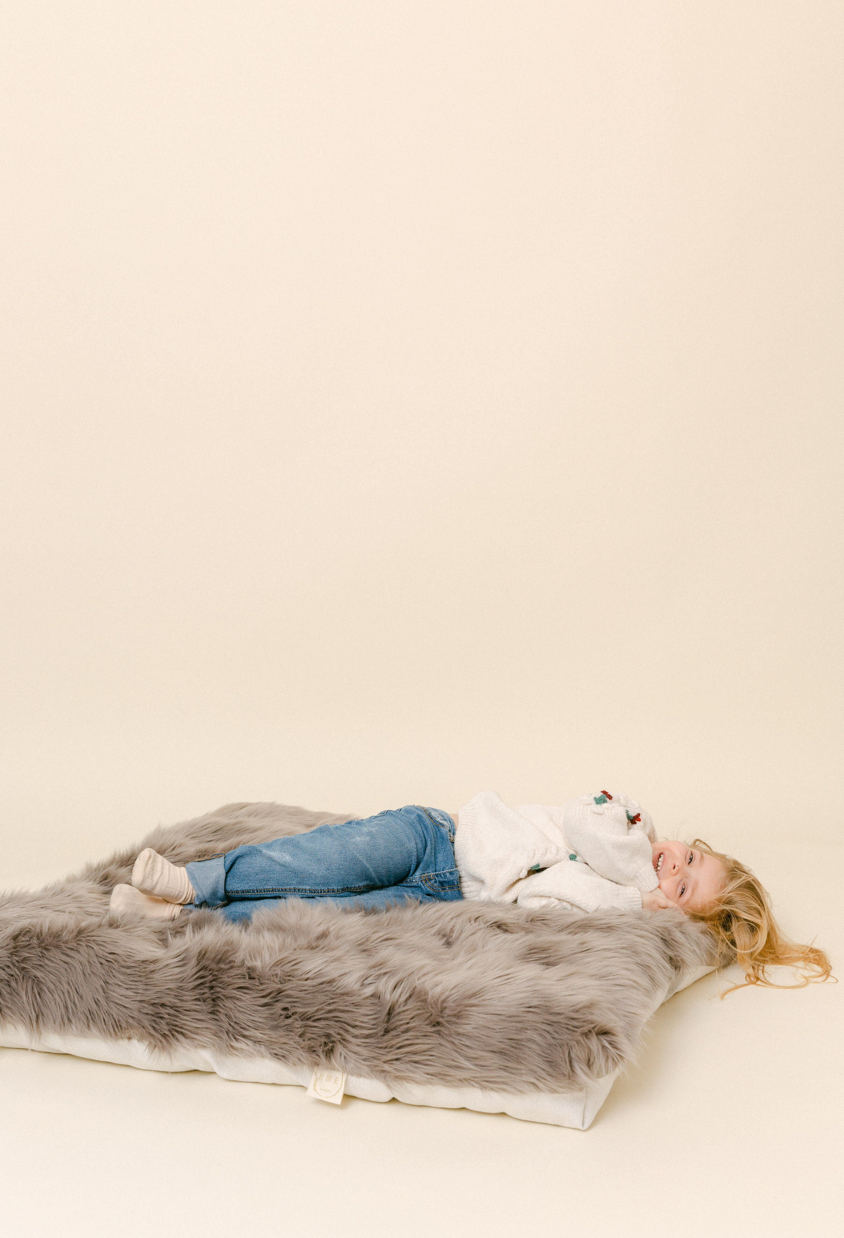 The Grey Luxury Shag Play Mattress