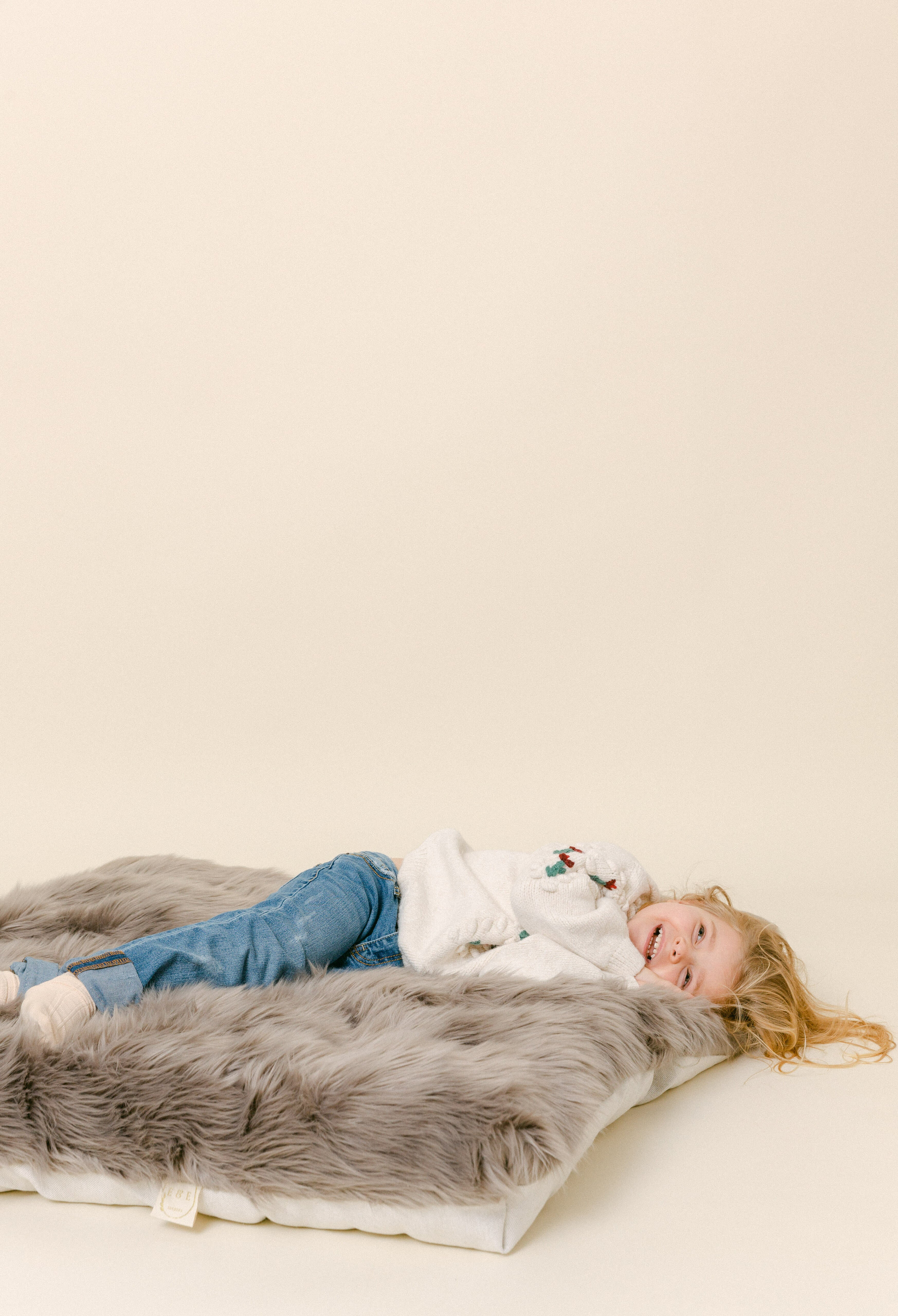 The Grey Luxury Shag Play Mattress