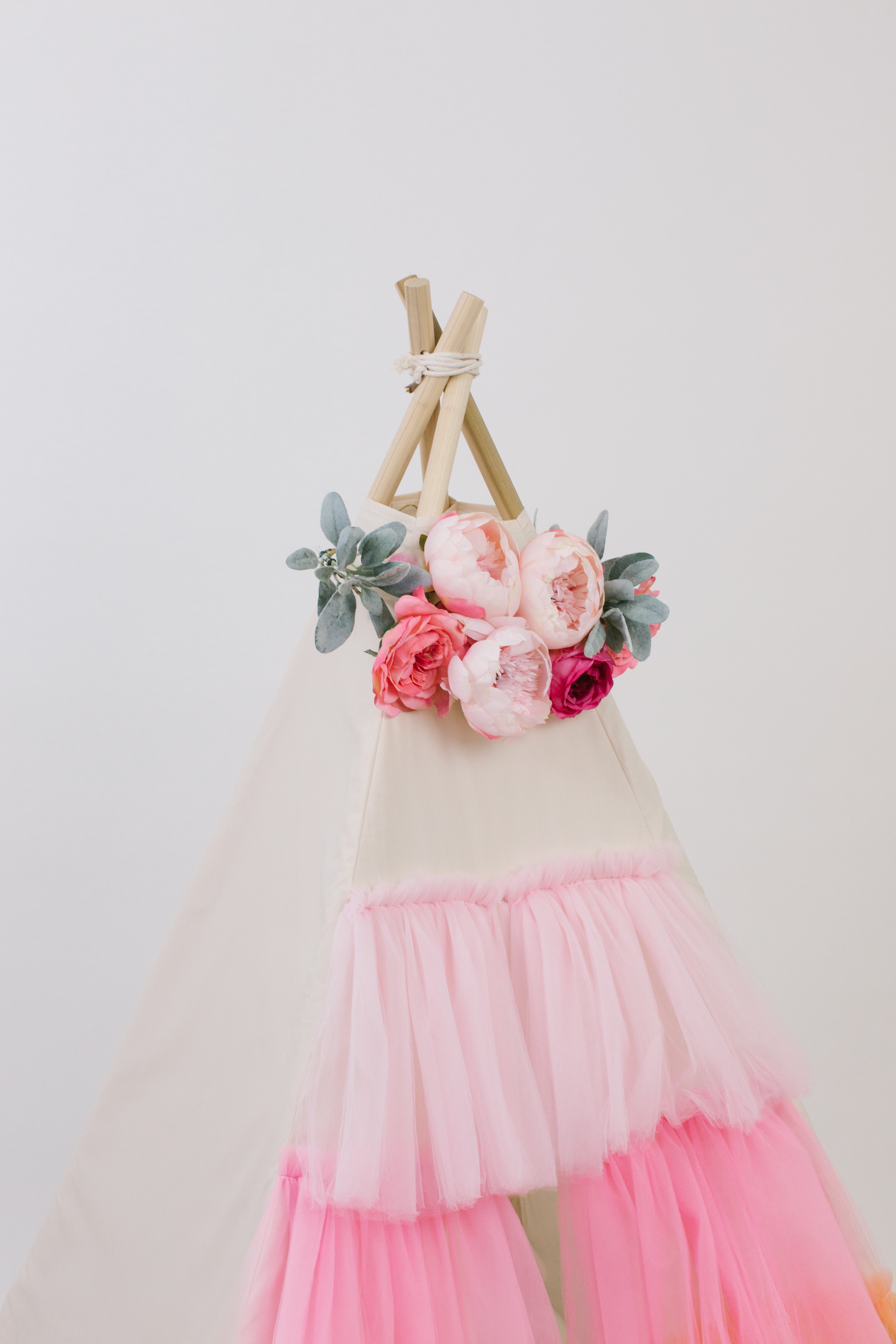 The Rainbow Tulle Play Tent