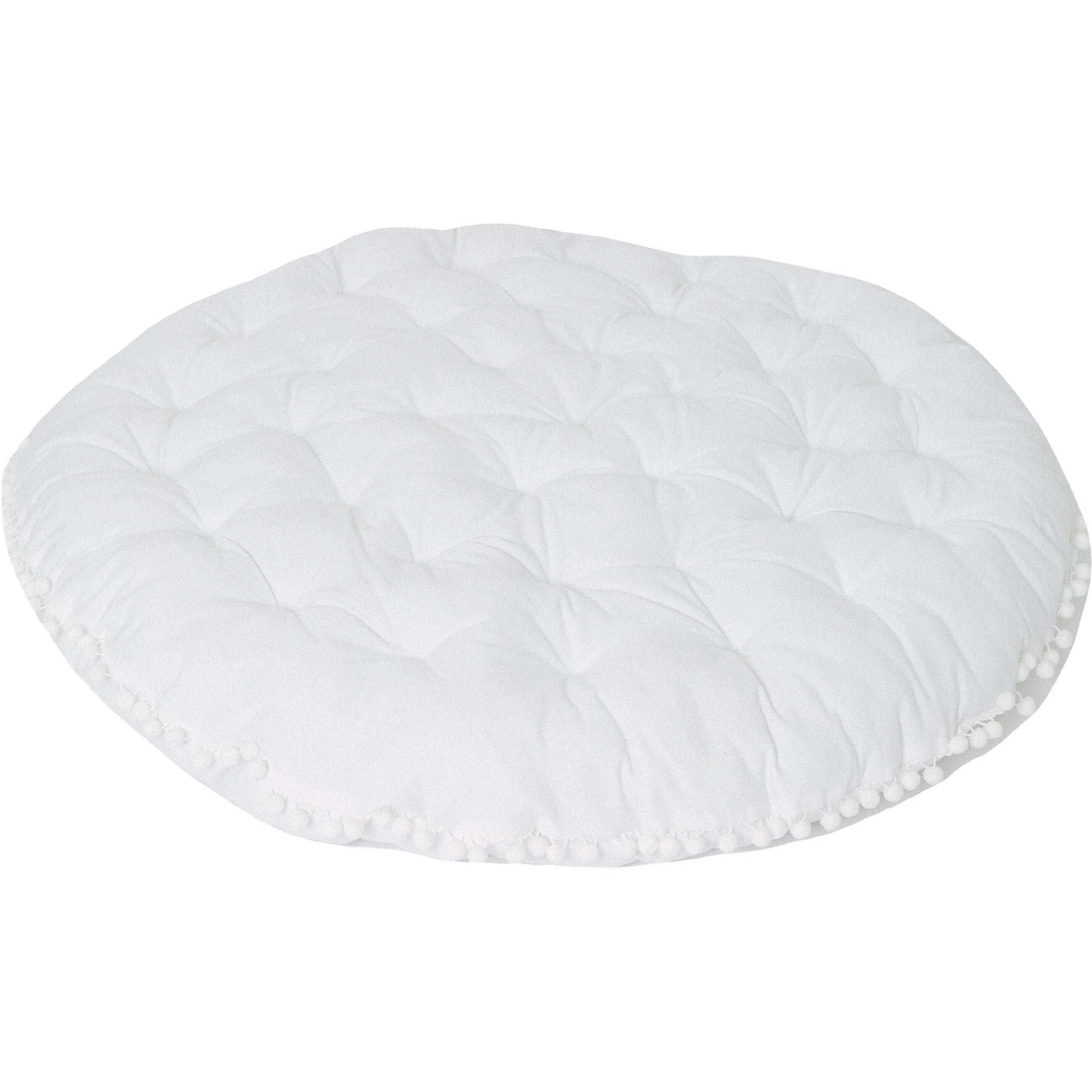 The White Circle Pom-Pom Play Mattress