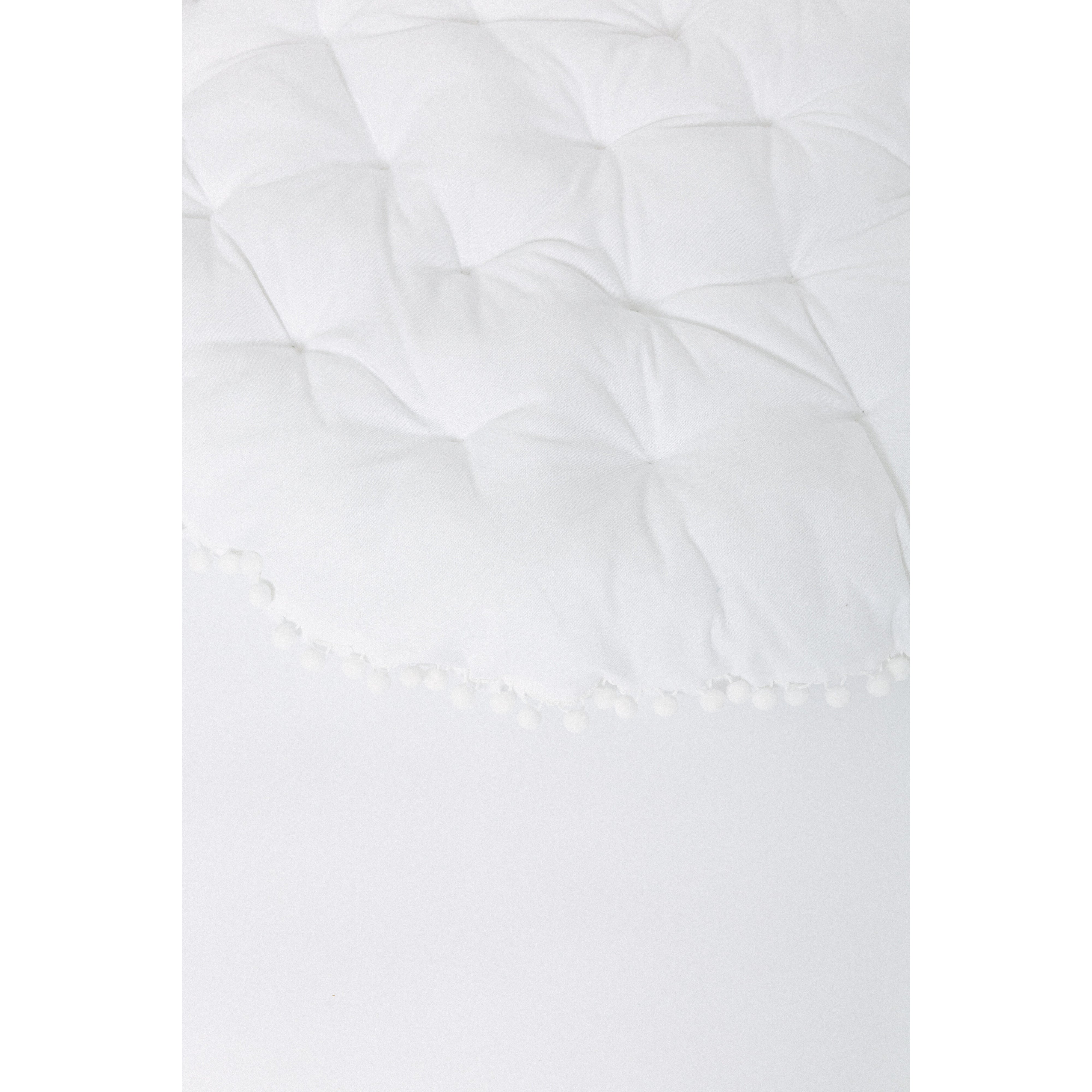 The White Circle Pom-Pom Play Mattress