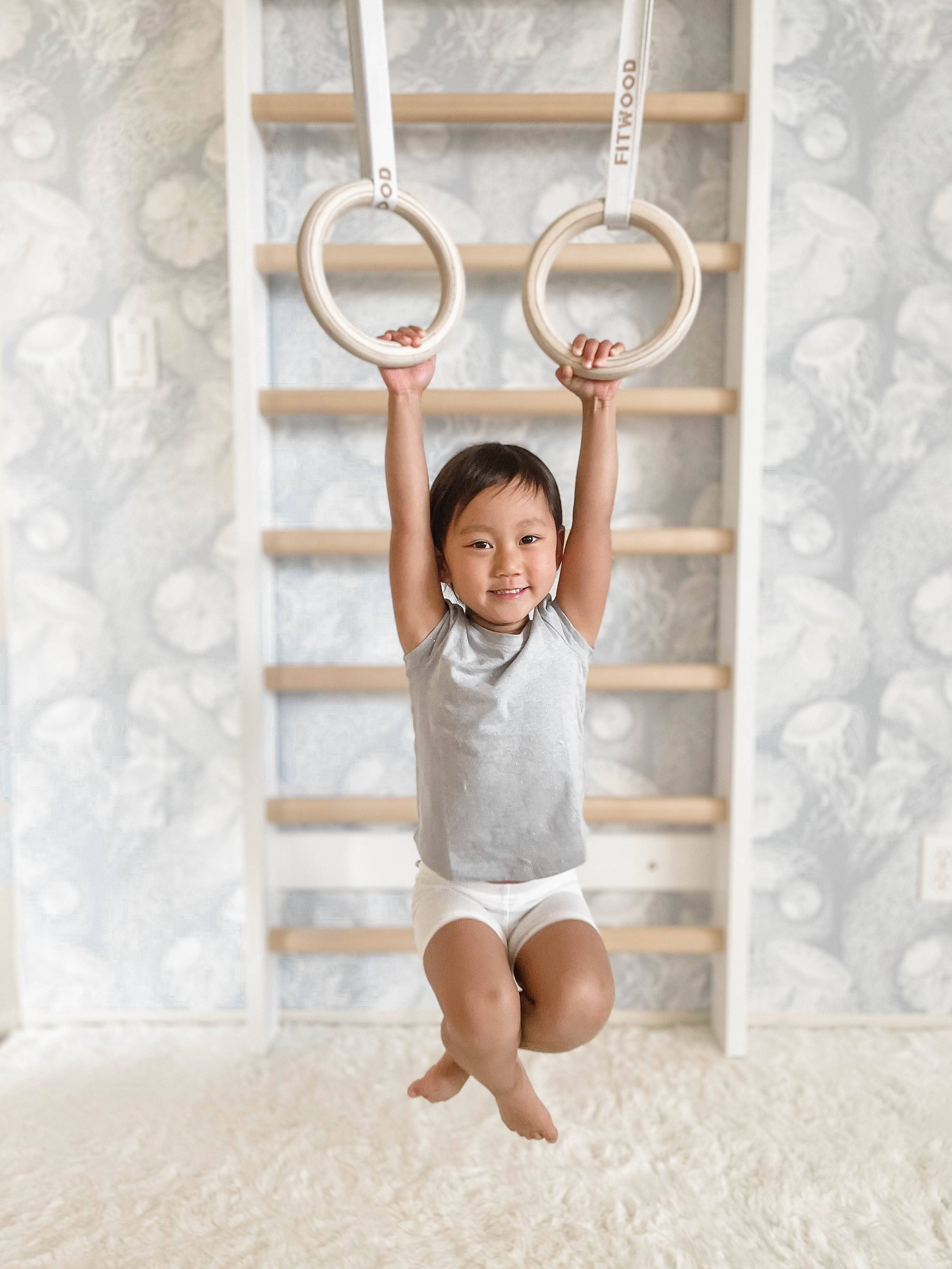 FitWood Ulpu Mini Gym Rings Gymnastics Rings