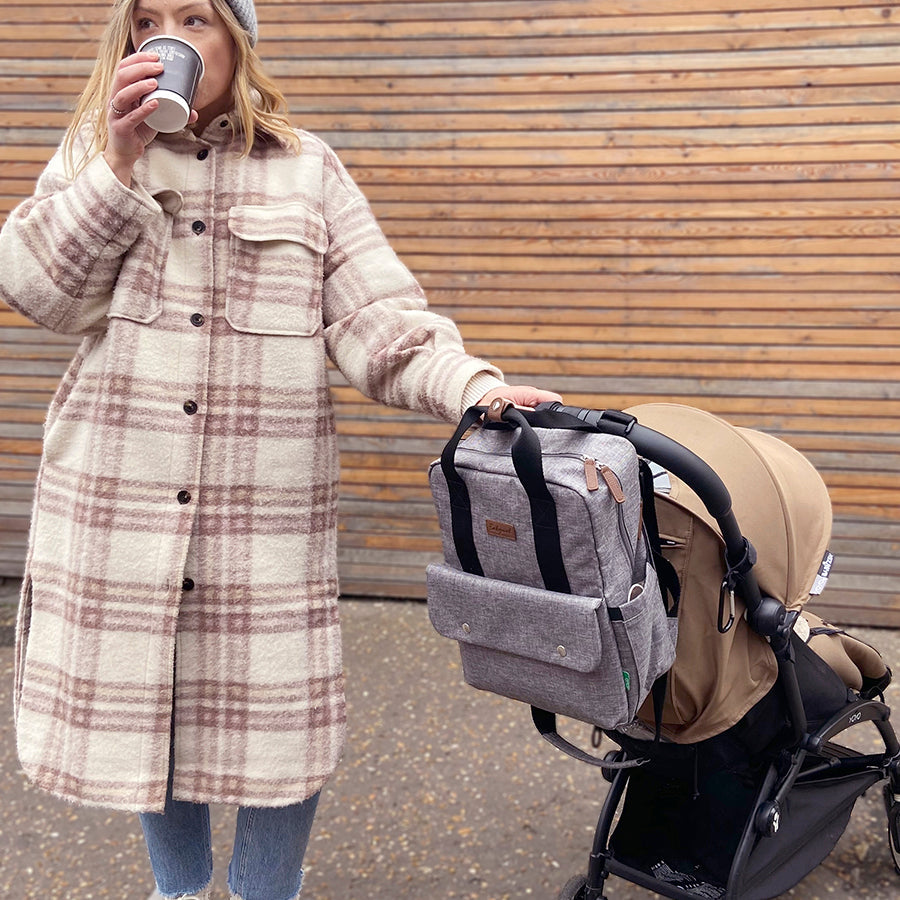 Georgi Eco Convertible Backpack Grey