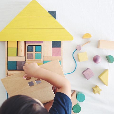 kiko+ & gg* Tsumiki Building Blocks House Building Blocks