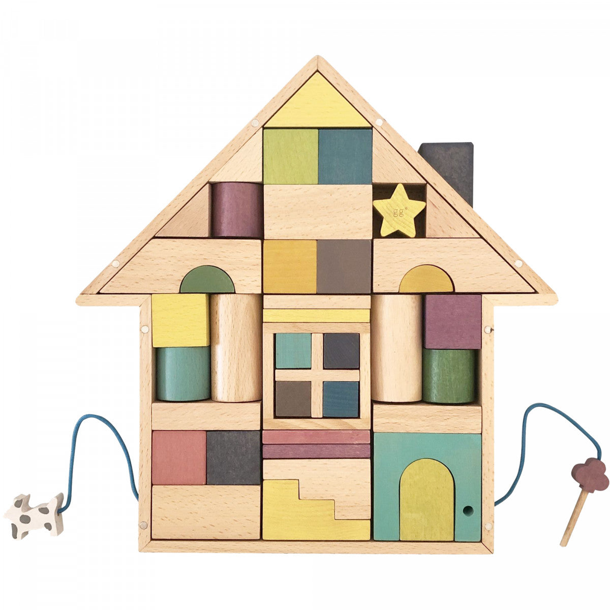 kiko+ & gg* Tsumiki Building Blocks House Building Blocks