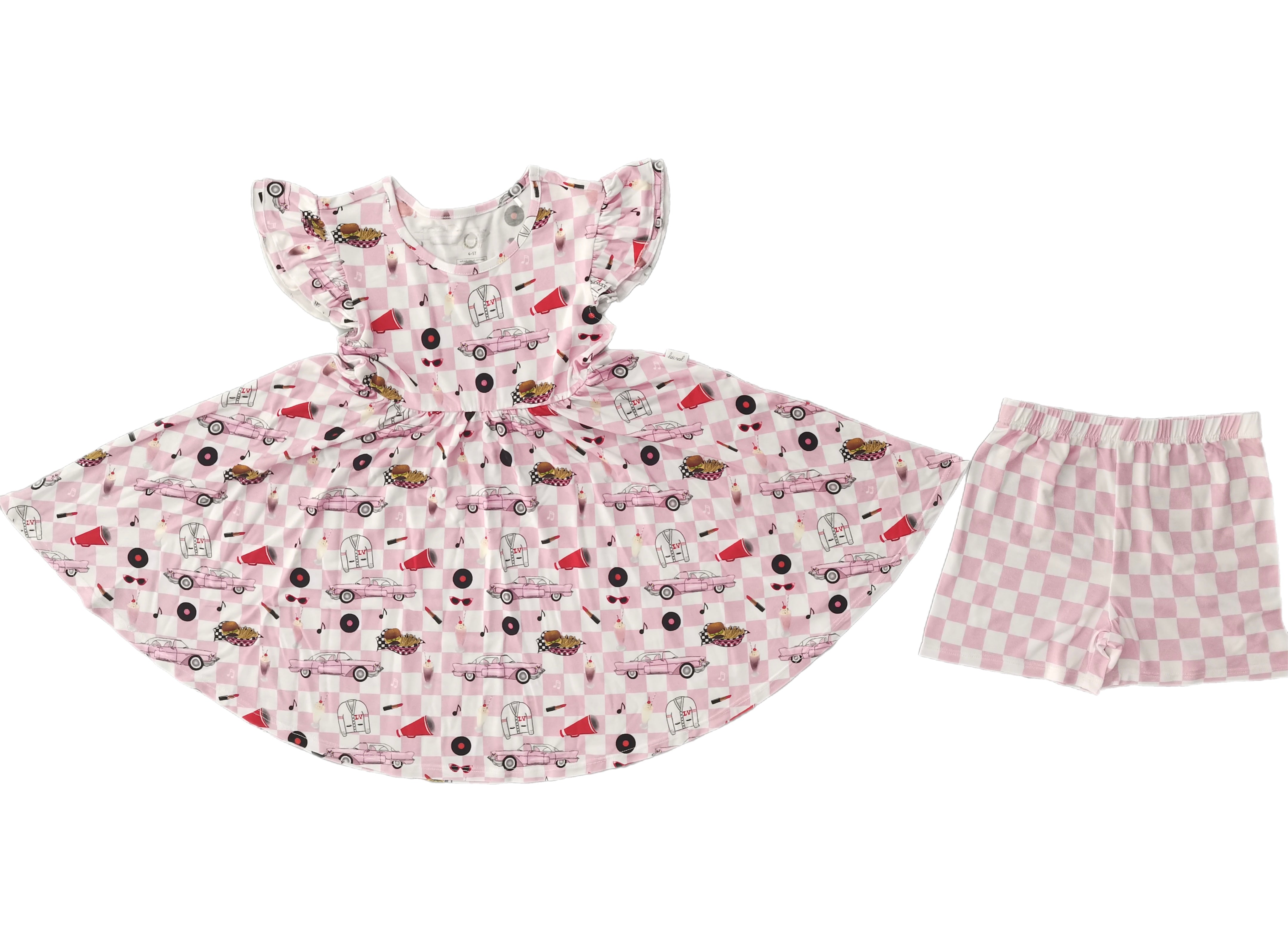 Sandy Toddler Dress W/ Shorts